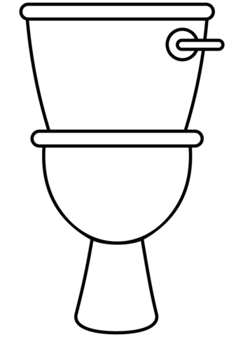 Toilet coloring page free printable coloring pages