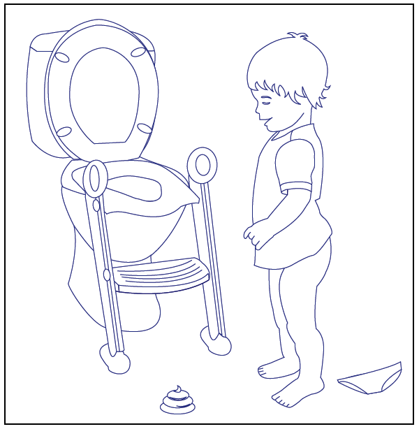 Free potty training coloring pages for download