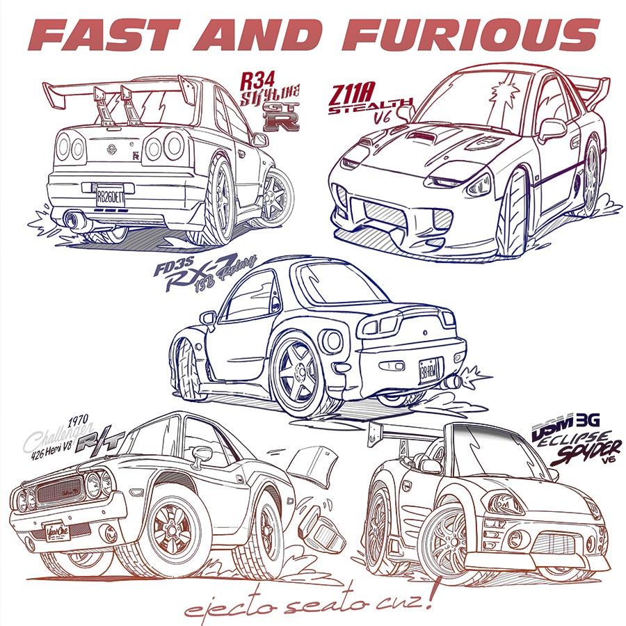 Fastfurious art turbocharged prelude dodge stealth ð more cars ing soon rfastandfurious