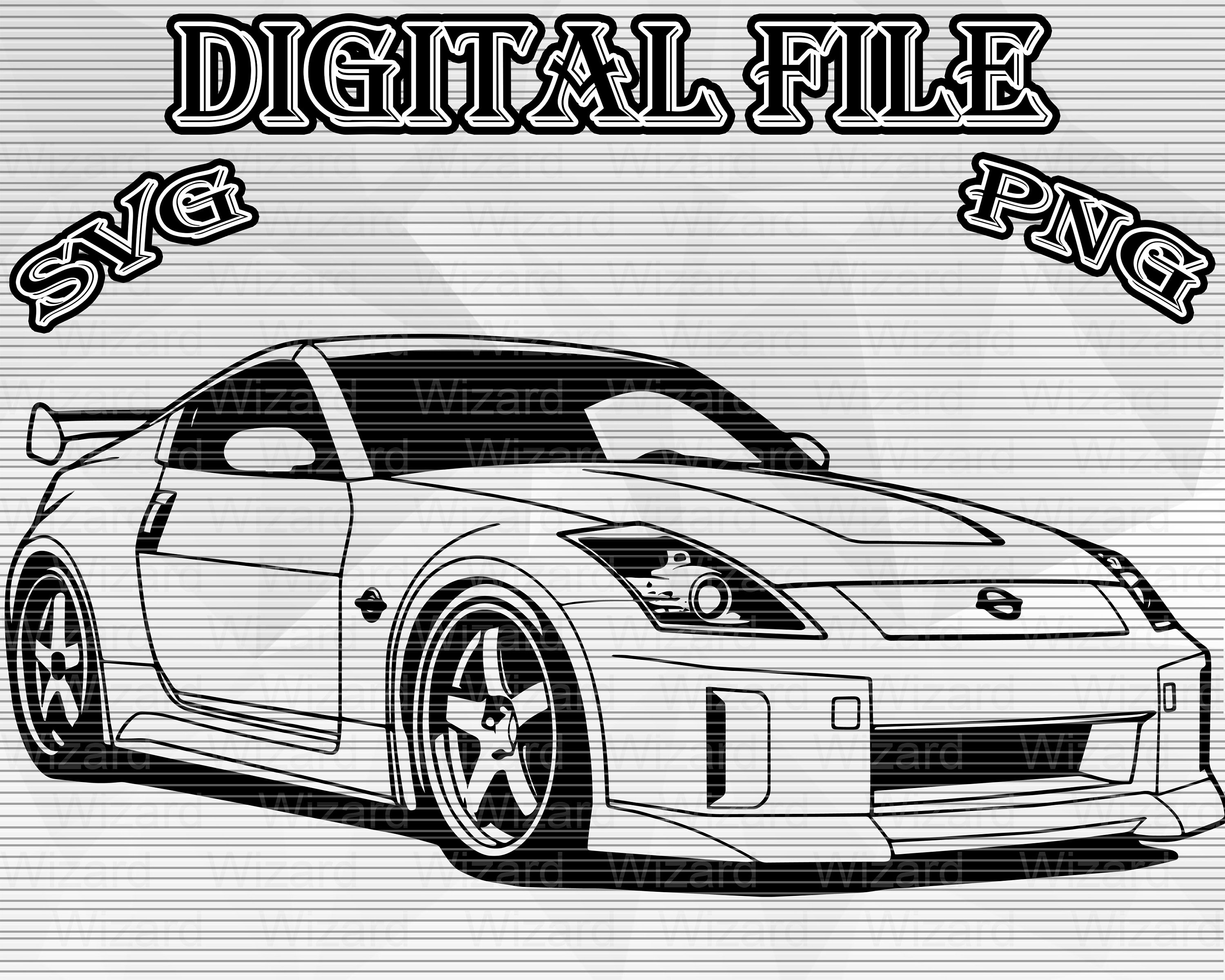 Nissan z svg vector art illustration drawing nissan z vector nismo png z png nissan svg z svg no background