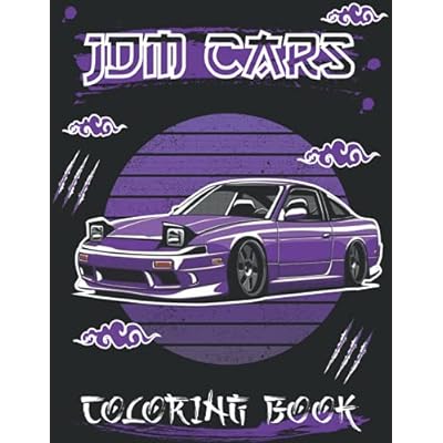 Jdm cars loring book
