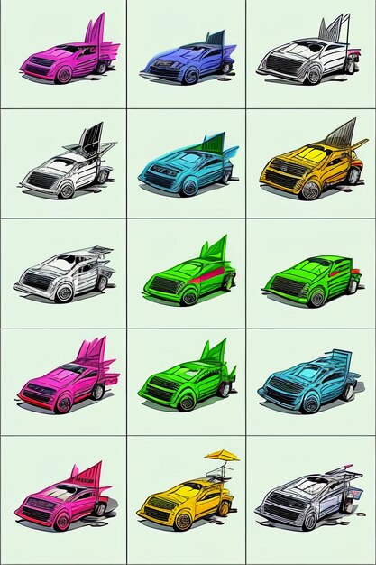Page race car coloring images