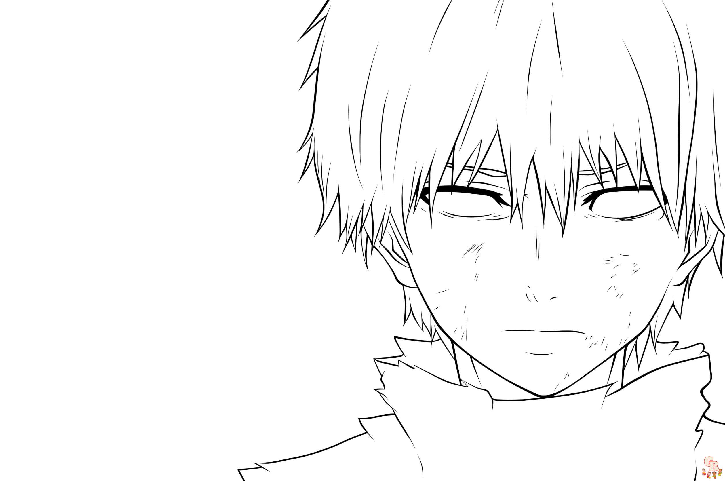 Printable tokyo ghoul coloring pages free for kids and adults
