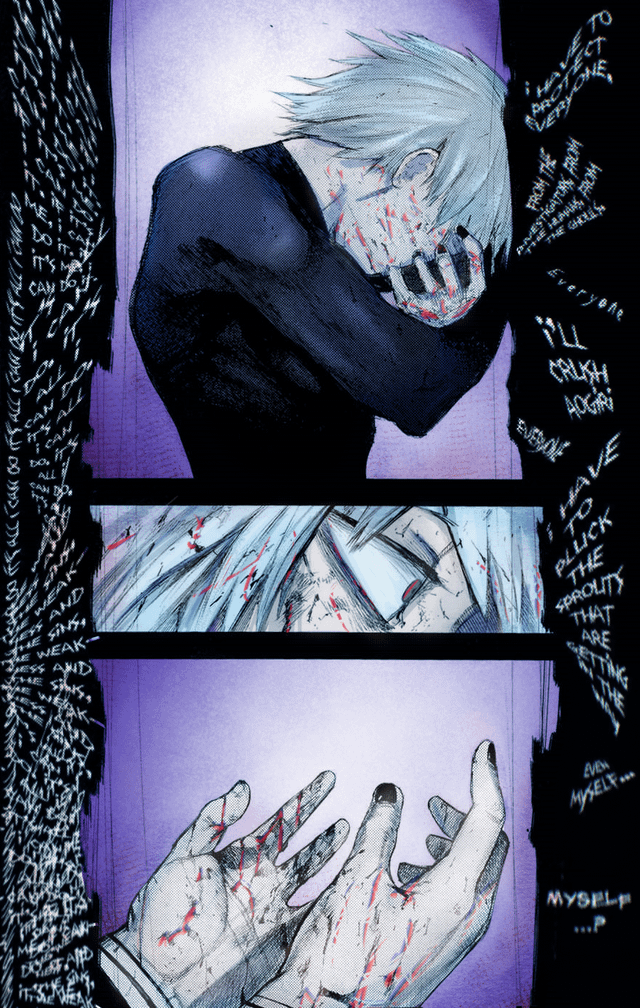 Manga page i colored rtokyoghoul