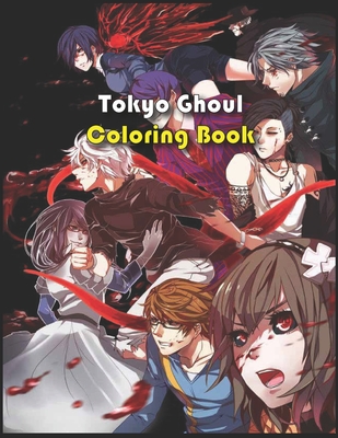 Tokyo ghoul coloring book best coloring book for tokyo ghoul anime fans tokyo ghoul gift for manga lovers high quality illustrations for teen