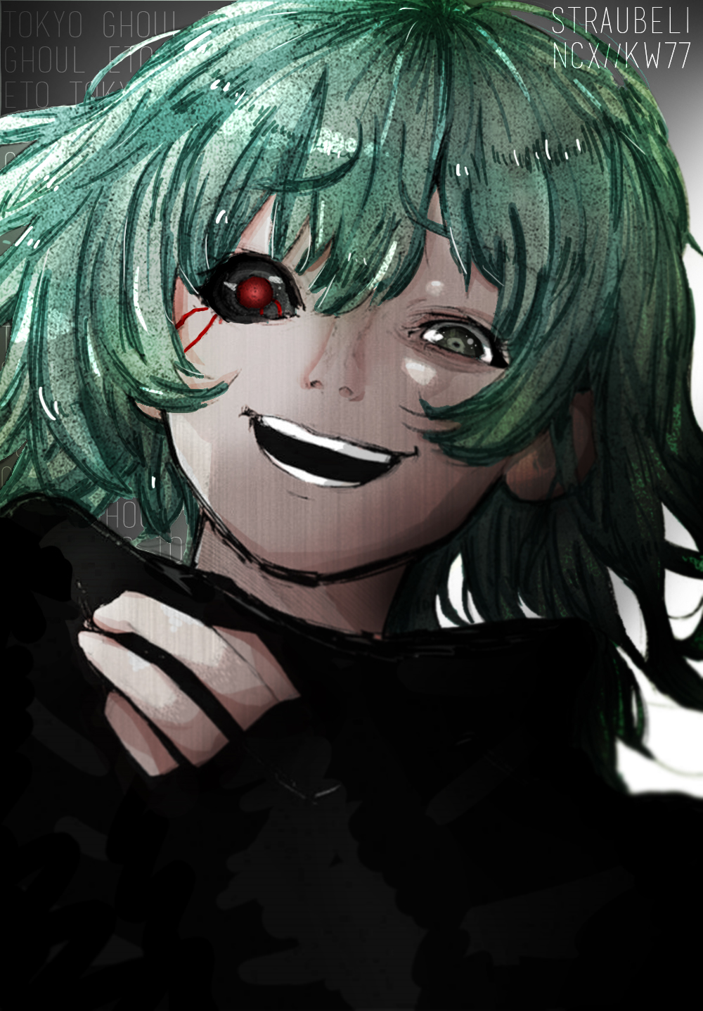 Tokyo ghoul eto yoshimura manga coloring by chiesaki on