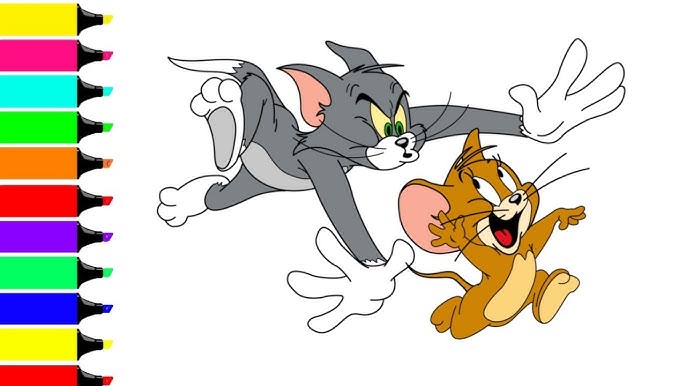 How to draw to and jerry to and jerry drawing and coloring to and jerry coloring pages