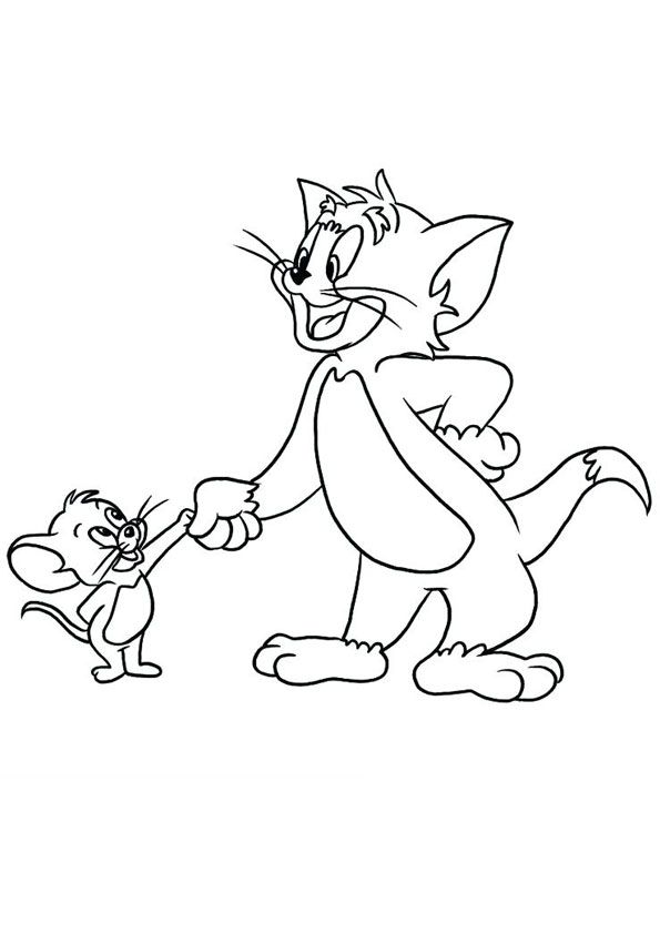 Prtable tom and jerry colorg page cartoon colorg pages tom and jerry drawg tom and jerry cartoon