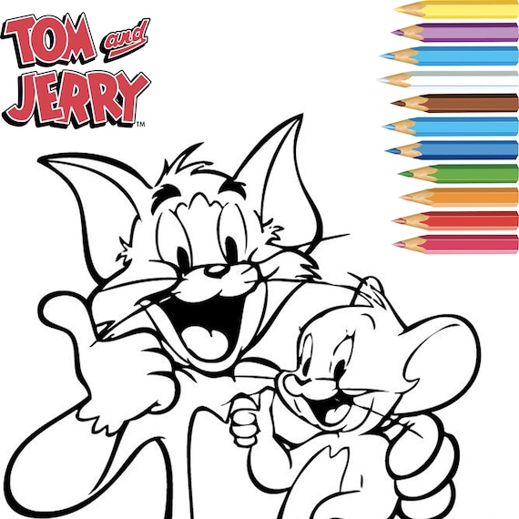 Tom and jerry colouring book