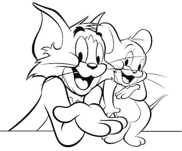 Coloring pages tom and jerry coloring pages