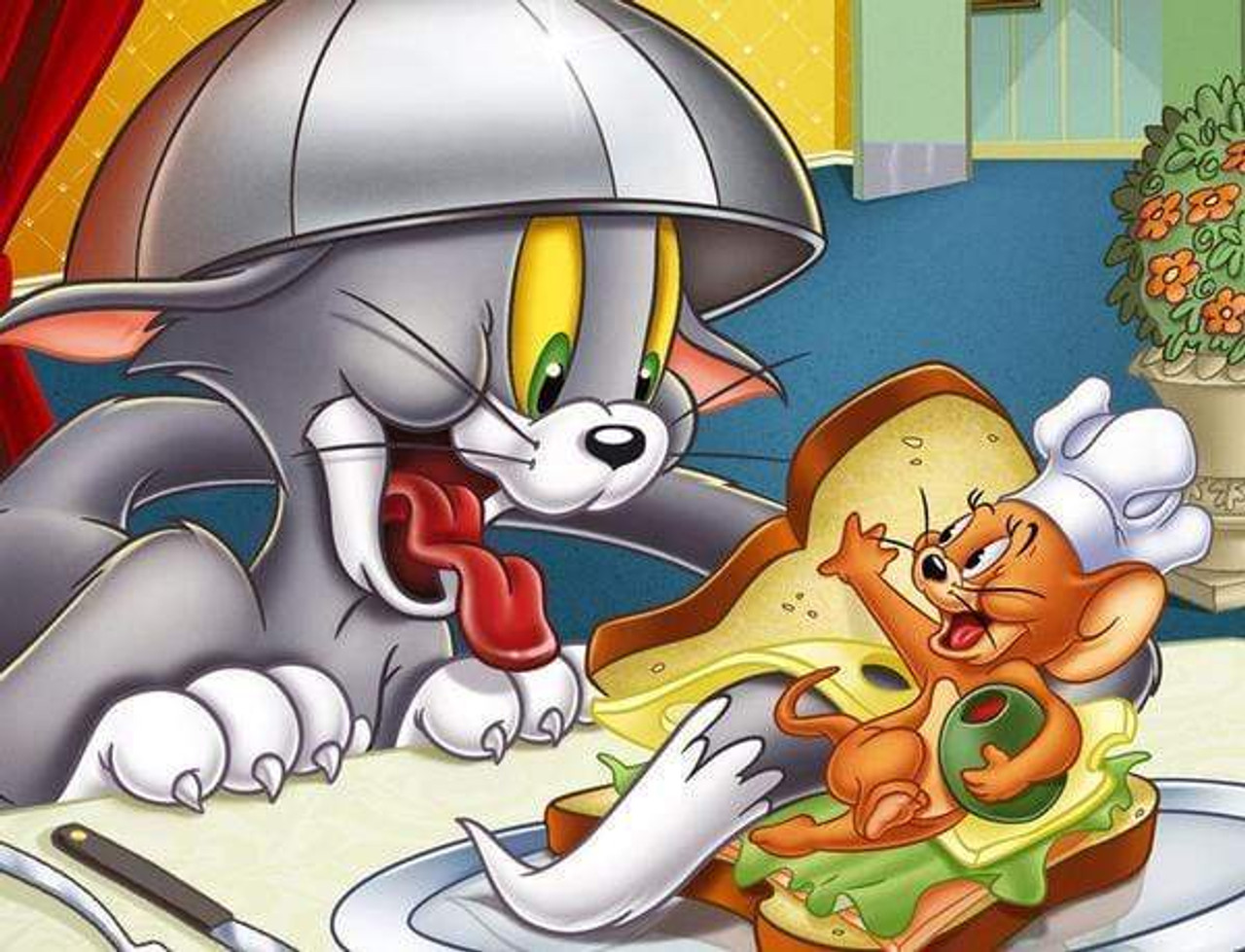 D diamond painting tom and jerry sandwich kit