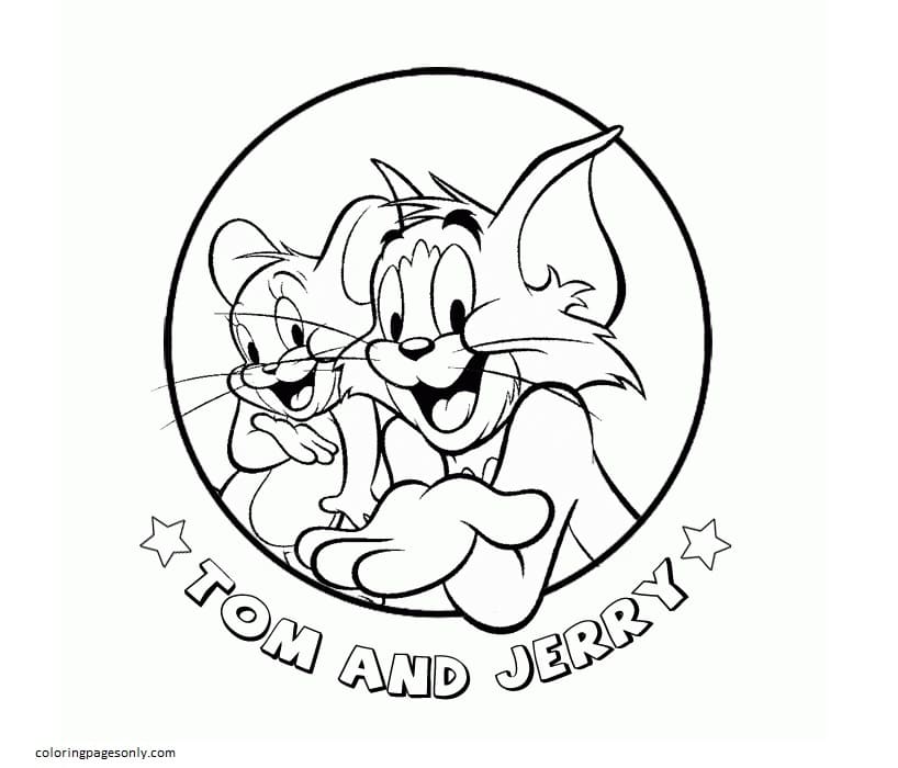 Tom and jerry coloring pages