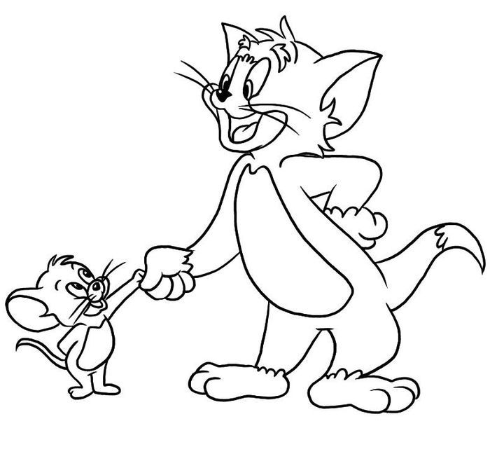 Positive behavior tom and jerry coloring pages cartoon coloring pages coloring pages tom and jerry pictures