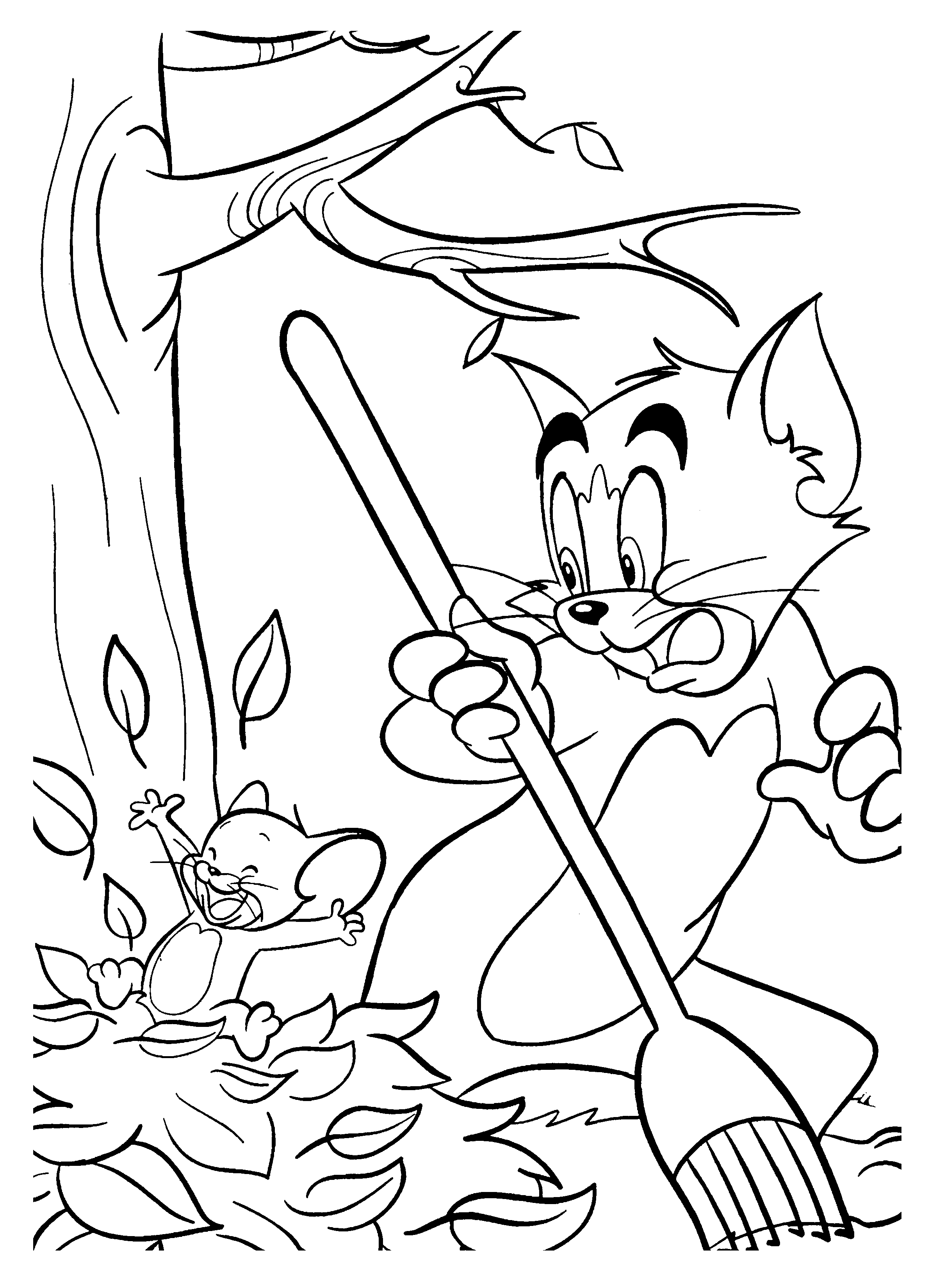 Free tom and jerry coloring pages to download