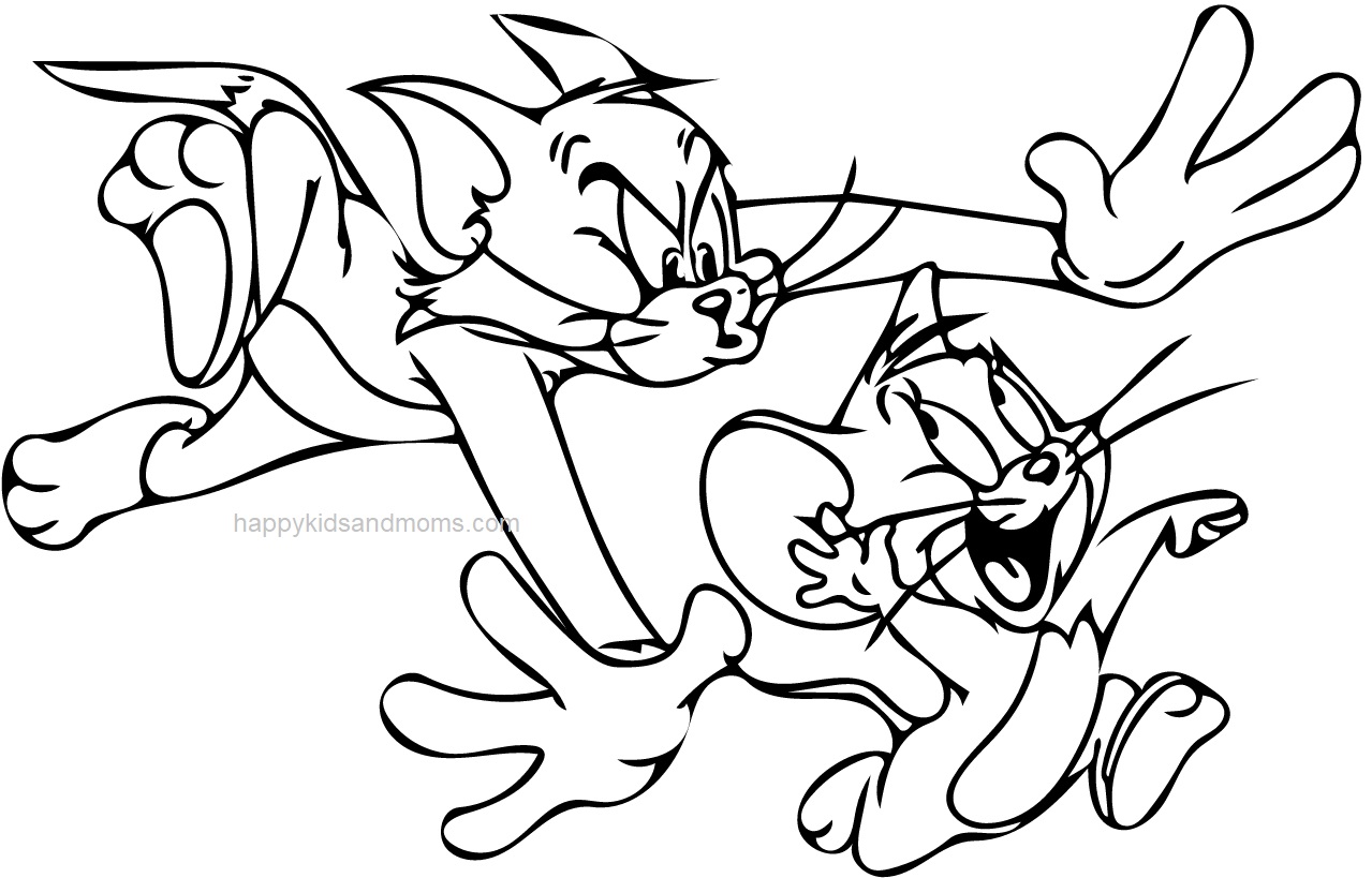 Baby tom and jerry coloring pages