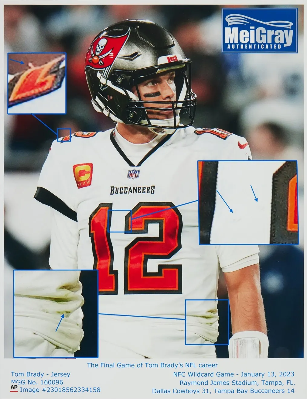 Tom bradys final buccaneers jersey signed and game worn sneakers sports memorabilia modern collectibles sothebys