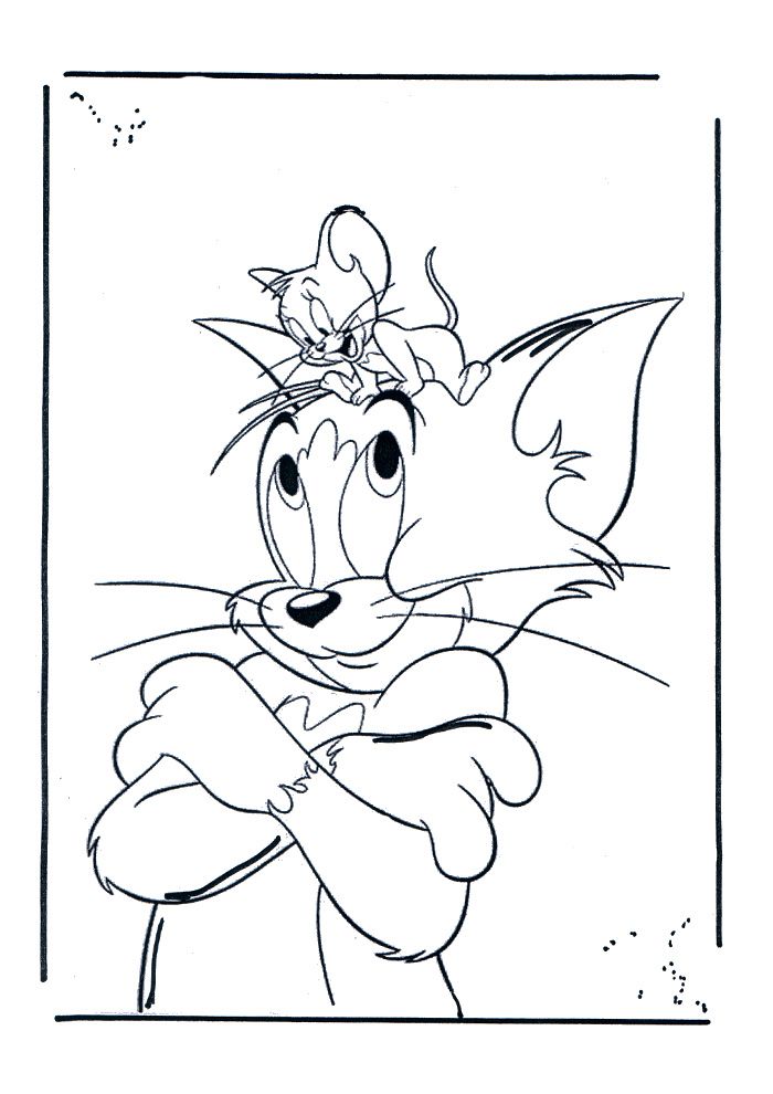 Free printable tom and jerry coloring pages for kids disegni da colorare pagine da colorare per bambini tom and jerry