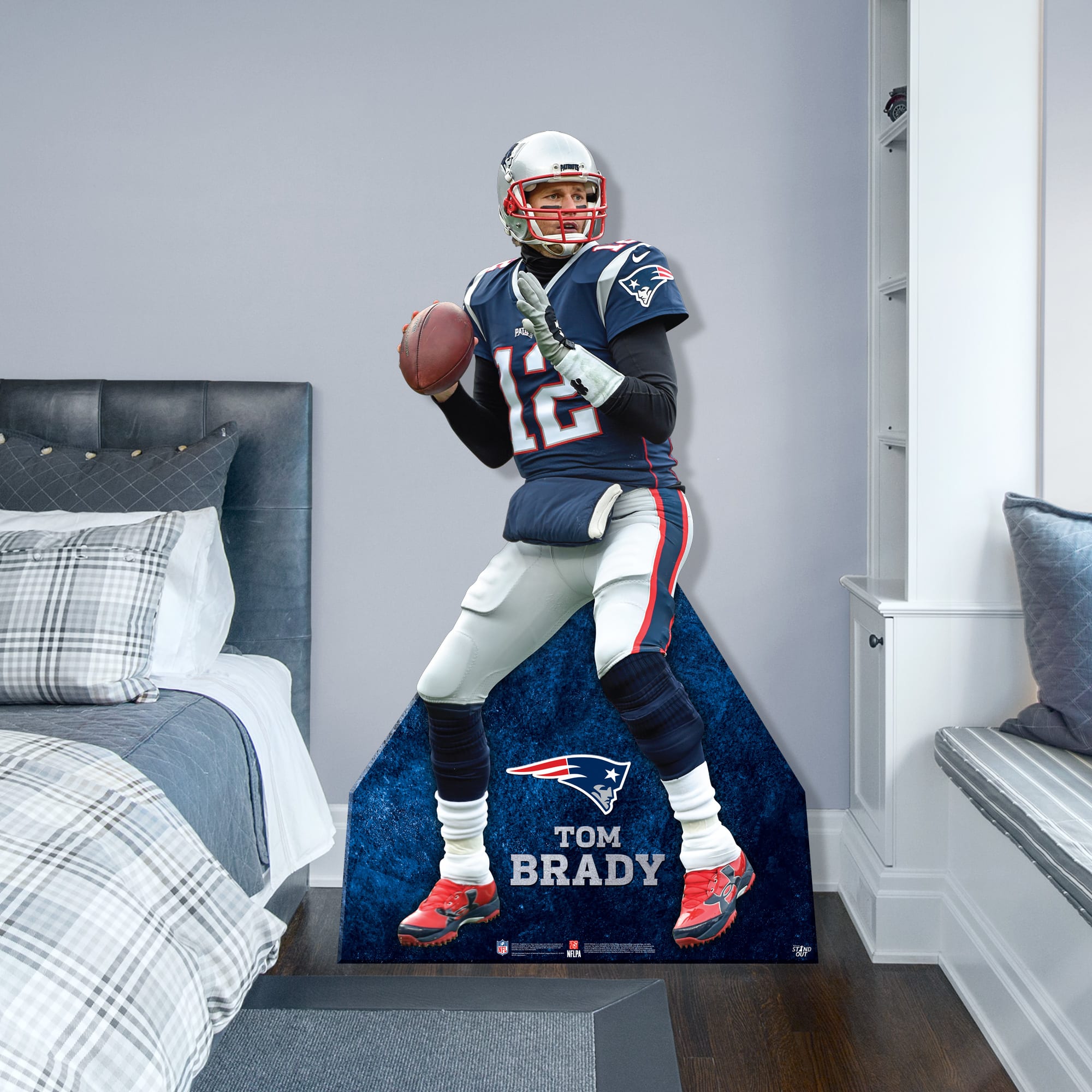 New england patriots tom brady foam core cutout