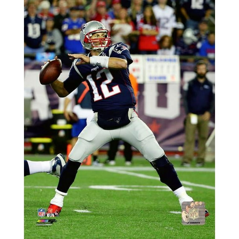 Tom brady action photo print