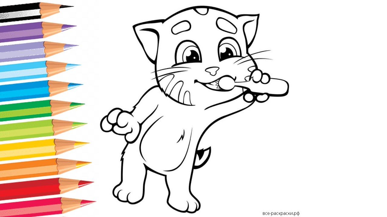 Coloring cats coloring pages talking to