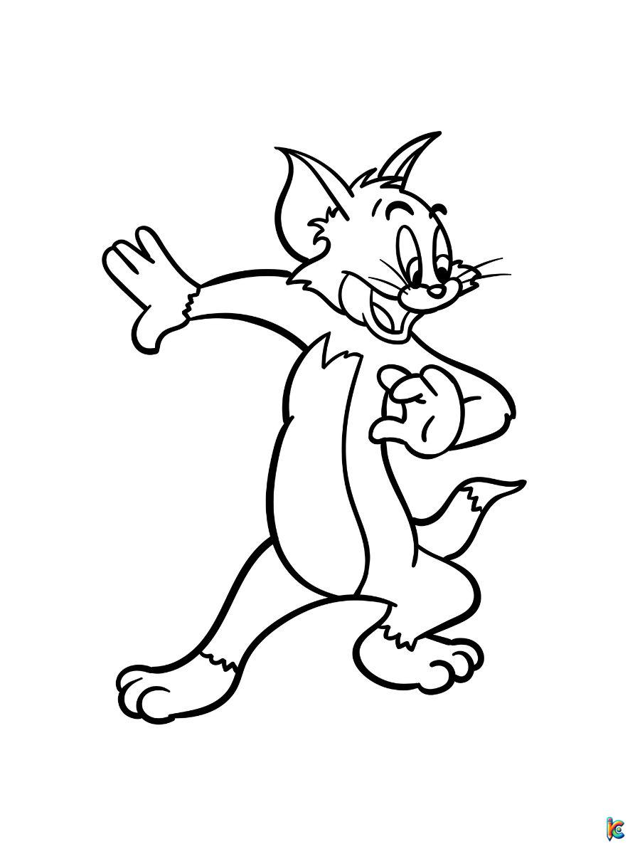 Tom and jerry coloring pages â