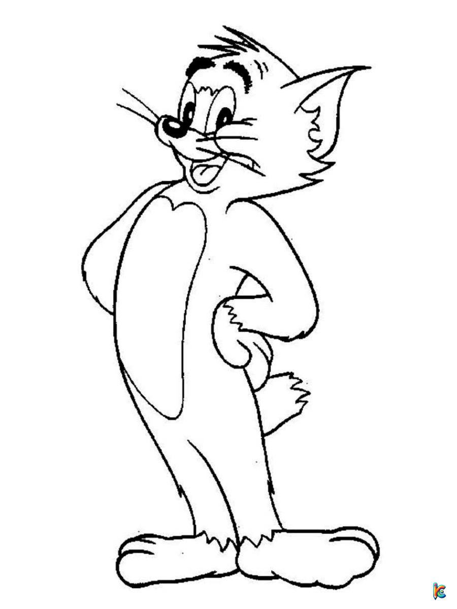 Tom and jerry coloring pages â