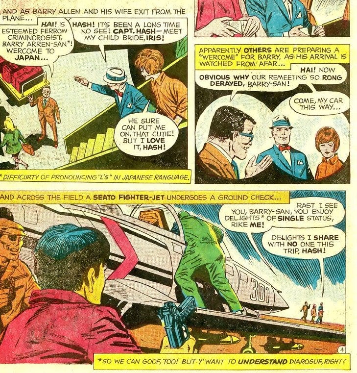Probably one of the more racist pages of the silver age