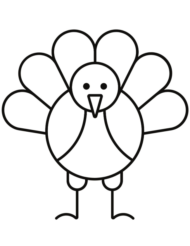 Turkey in disguise printable template