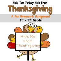 Hide tom turkey freebie teachers take