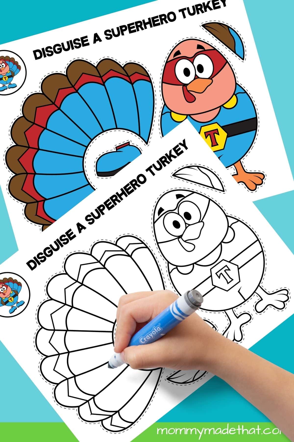 Disguise a turkey project free printable templates ideas