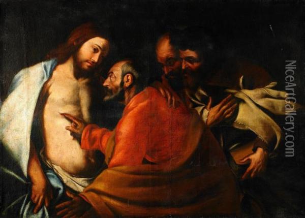 Thomas tvivlaren oil painting reproduction by jusepe de ribera