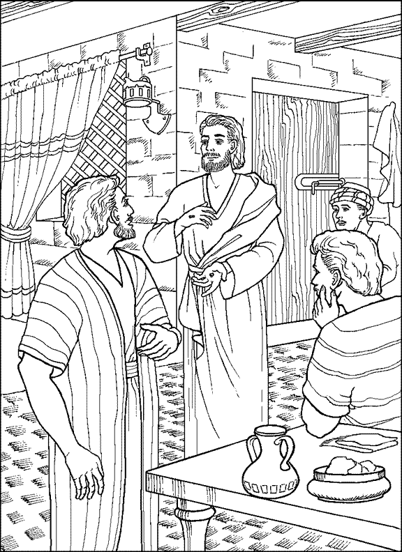 Jesus appears to thomas