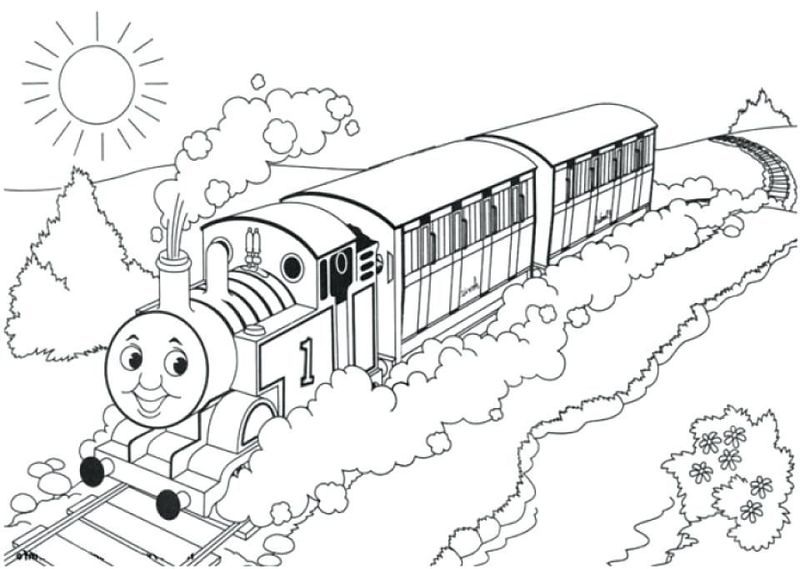 Thomas the train coloring pages pdf ideas