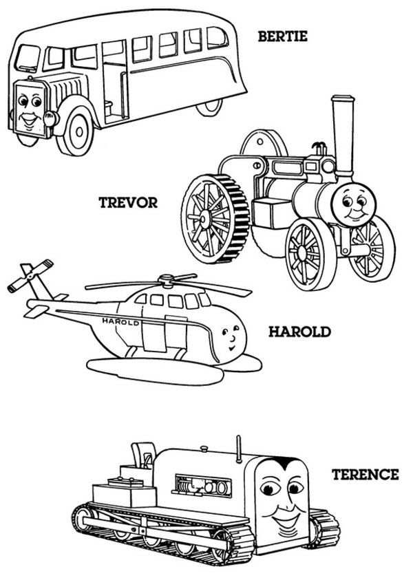 Disegni da colorare il trenino thomas libri da colorare