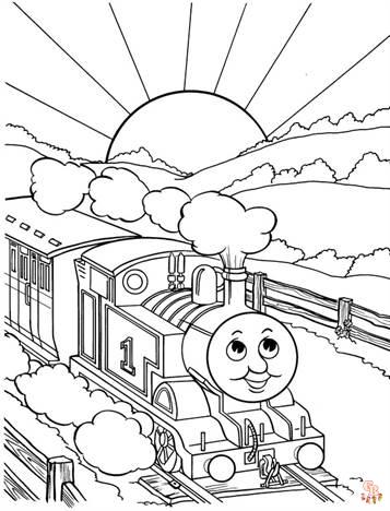 Thomas coloring pages gratis utskrivbare og enkle ã fargelegge