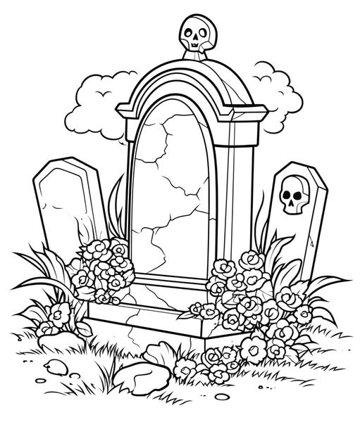 Free printable halloween coloring pages list