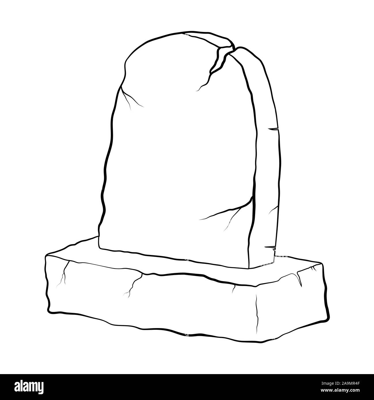 Tombstone stock vector images