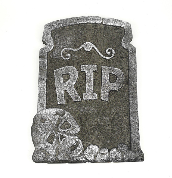 Halloween foam tombstone decoration haunted house rip stone grisly pro â lize az