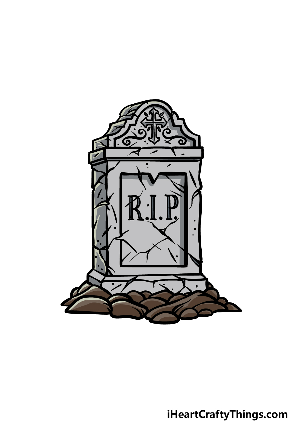 Tombstone drawing