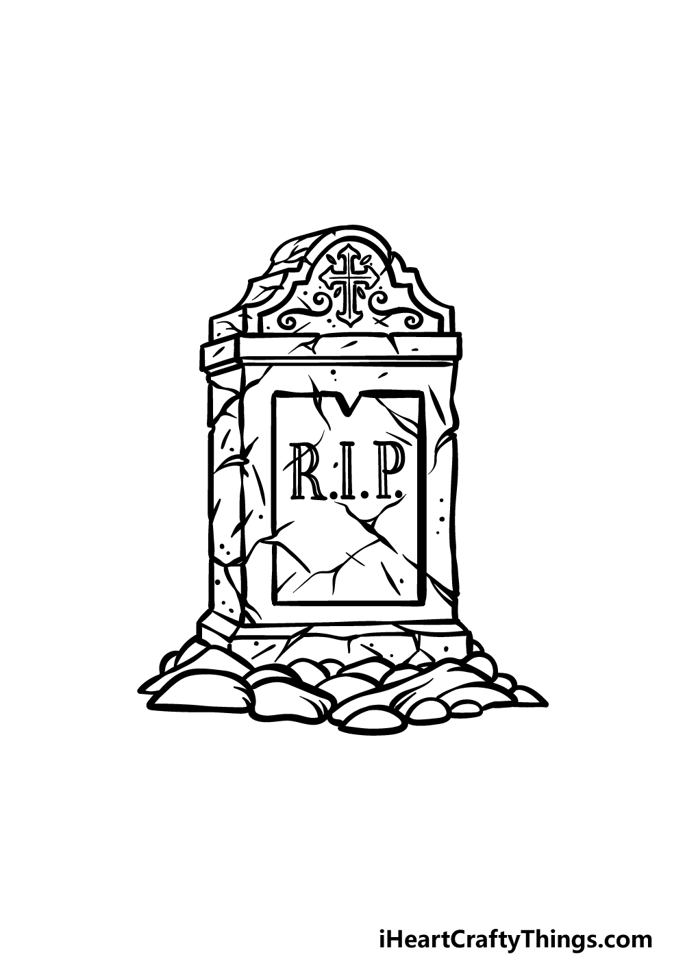 Tombstone drawing