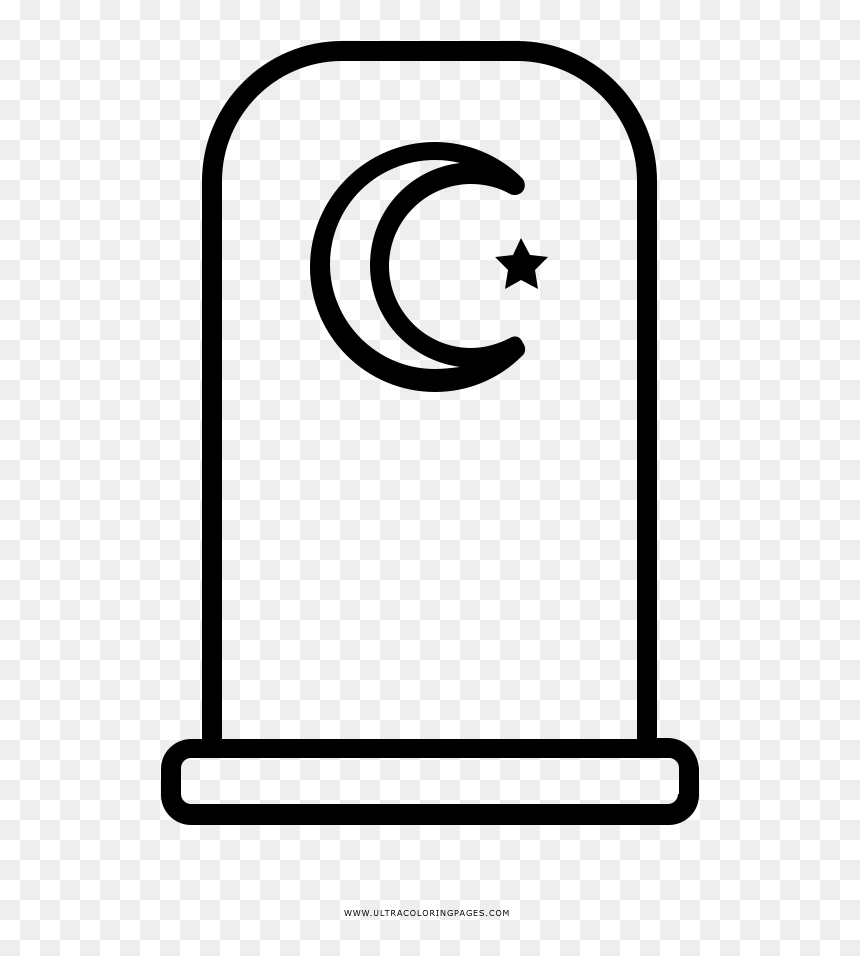 Blank tombstone coloring page complete guide example hd png download