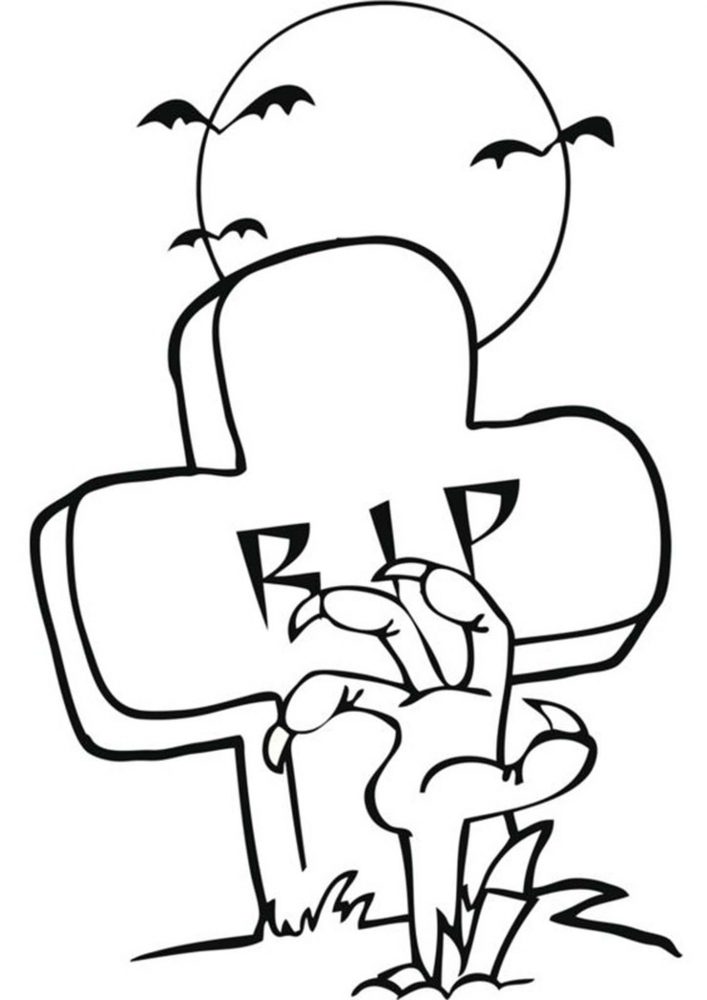 Free easy to print monster coloring pages