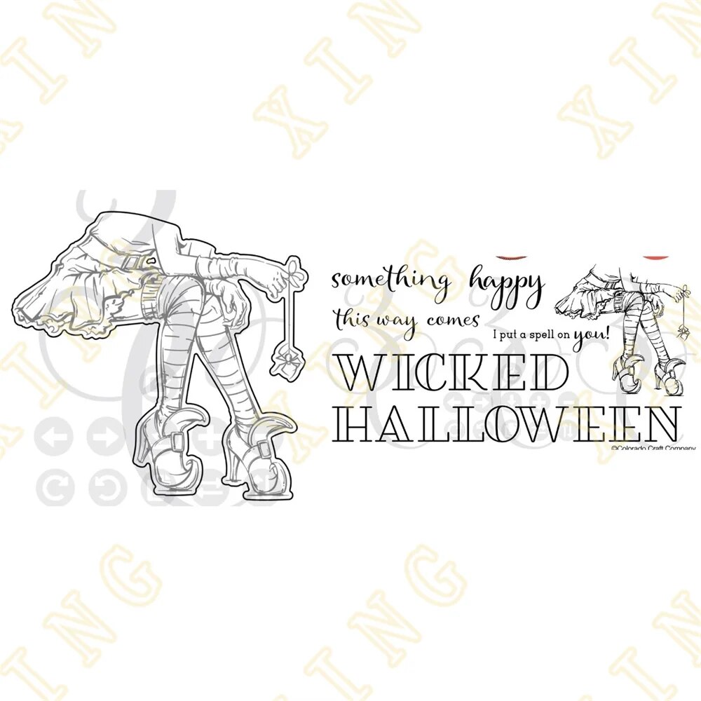 New halloween batty tombstone witch cutting dies stamps scrapbook diary decoration stencil embossing template diy greeting card