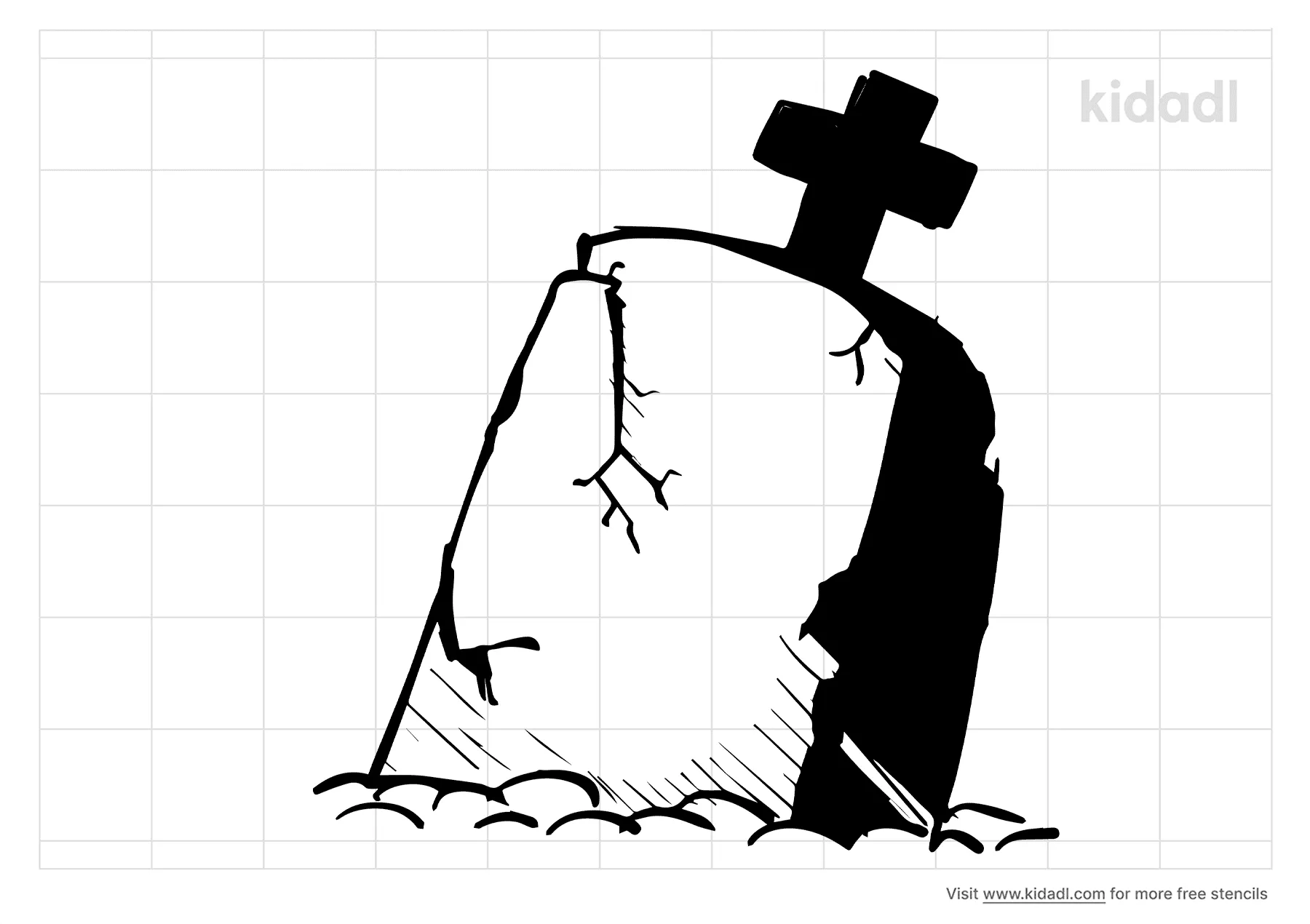 Free halloween tombstone stencil stencil printables