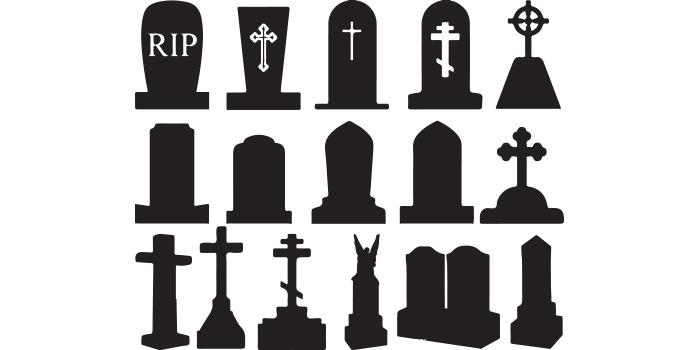 Tombstone svg vector design