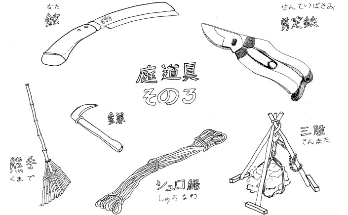 Part â japanese gardening tools adult coloring pages â days in kyoto