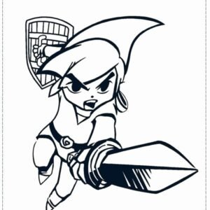 Zelda coloring pages printable for free download