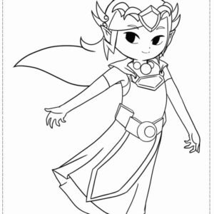 Zelda coloring pages printable for free download