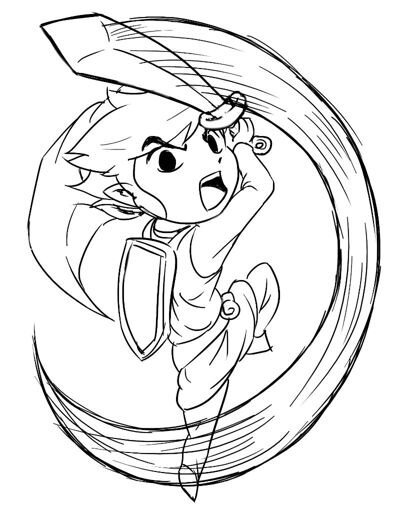 Toon link draw tutorial zelda amino