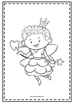 Tooth fairy coloring pages tooth fairy printable for kids lost tooth printable
